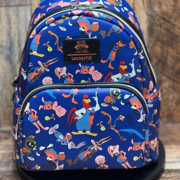 - Loungefly  AOP Space Jam Legacy Mini backpa… Loungefly Space Jam Legacy All Over Print Mini Backpack | eBay main image 3